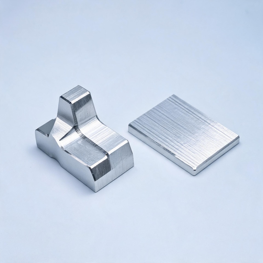 Machined aluminum parts