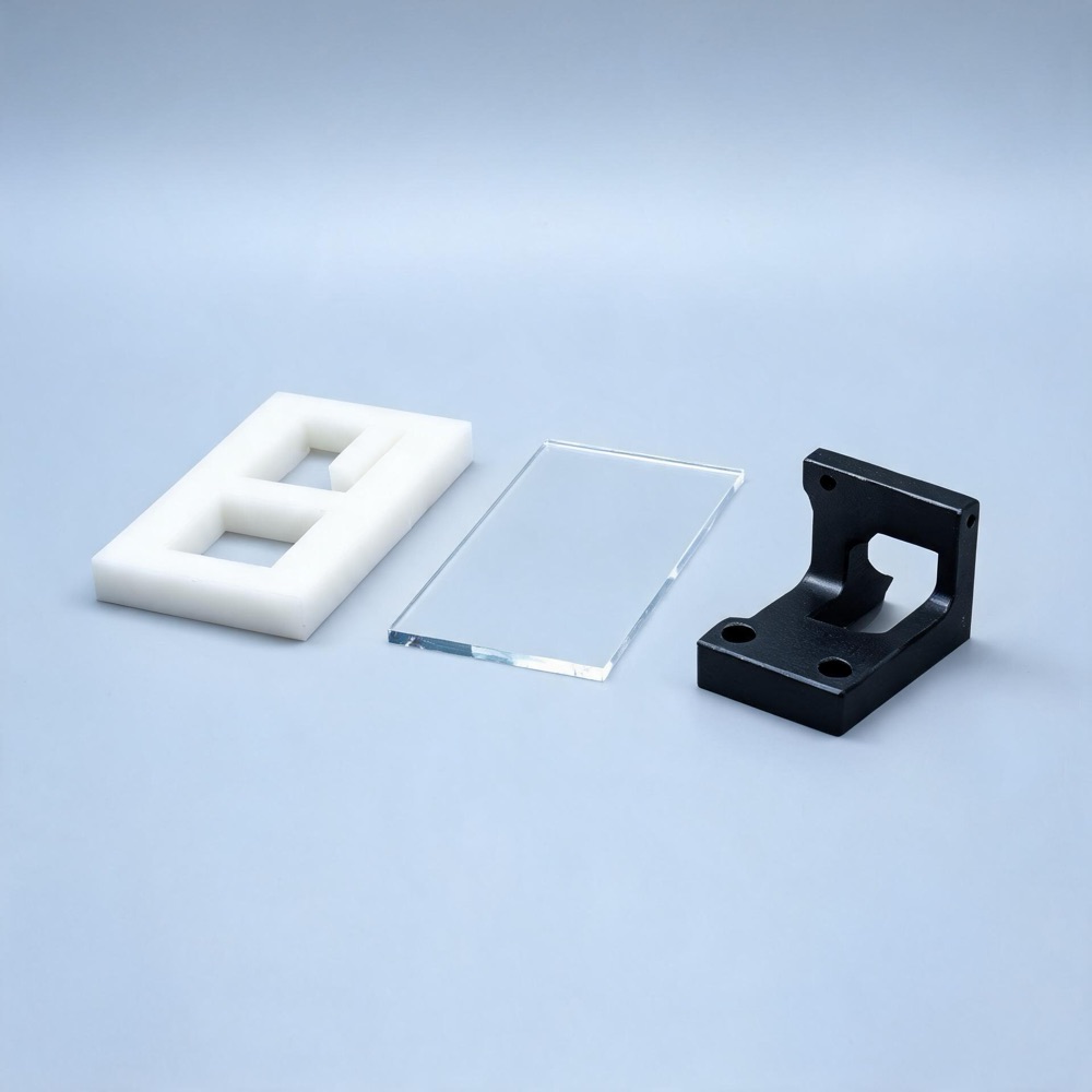 Machined plastic parts